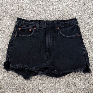Abercrombie & Fitch Black Jean Shorts